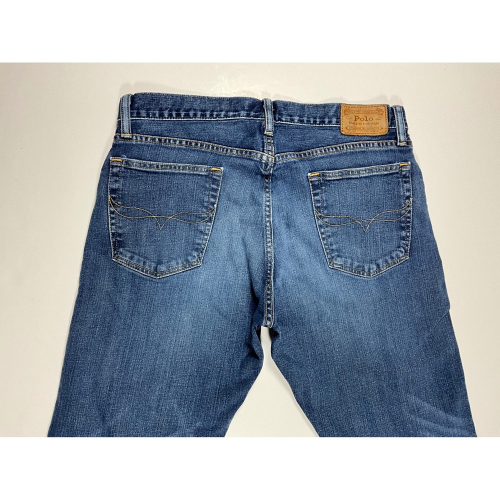 Polo Ralph Lauren Hampton Relaxed‎ Straight Jeans Mens 33x32 - Picture 12 of 16